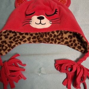 Adorable Pink Cat Ear Kids Hat 0480